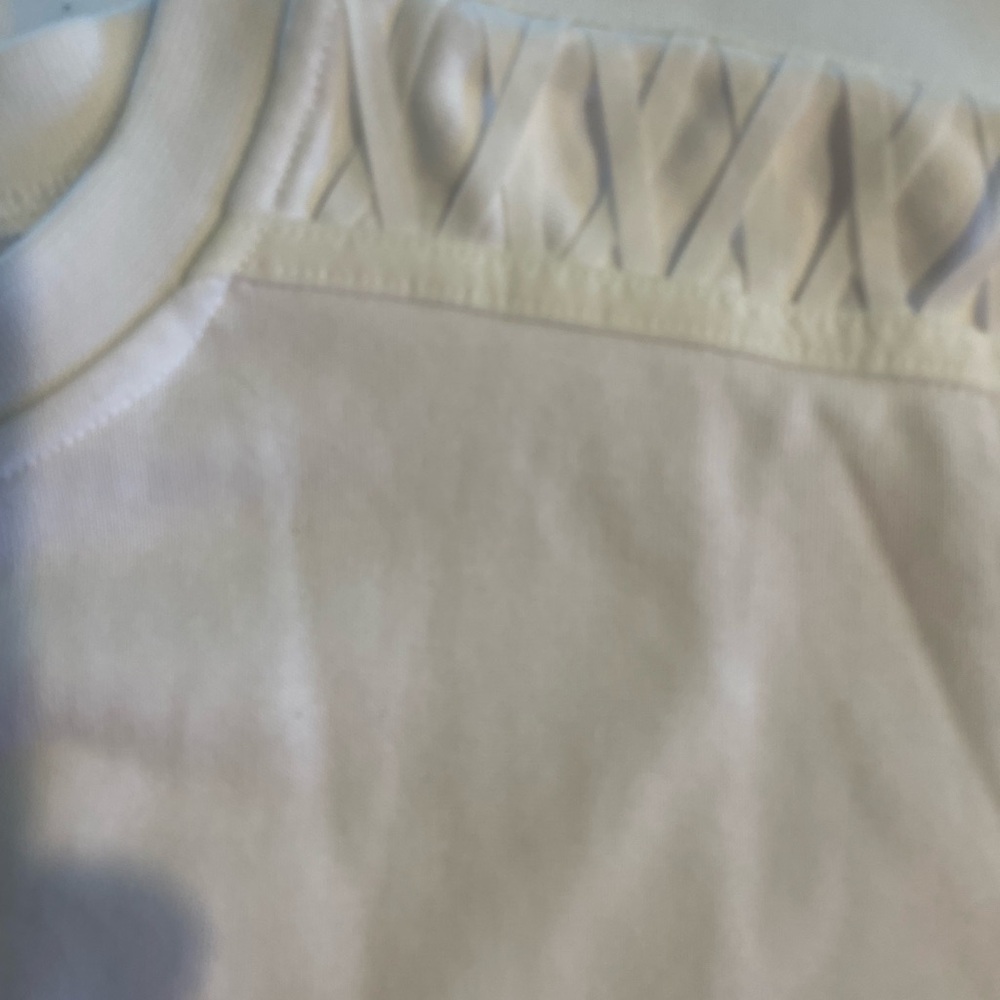 Nike Dry Fit Cropped White Sweatshirt Size 1X - Picture 6 of 7